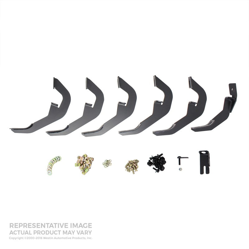 Westin 2009-2014 Ford F-150 SuperCab PRO TRAXX 6 Oval Nerf Step Bars - Black Westin 2009-2014 Ford F-150 SuperCab PRO TRAXX 6 Oval Nerf Step Bars - Black