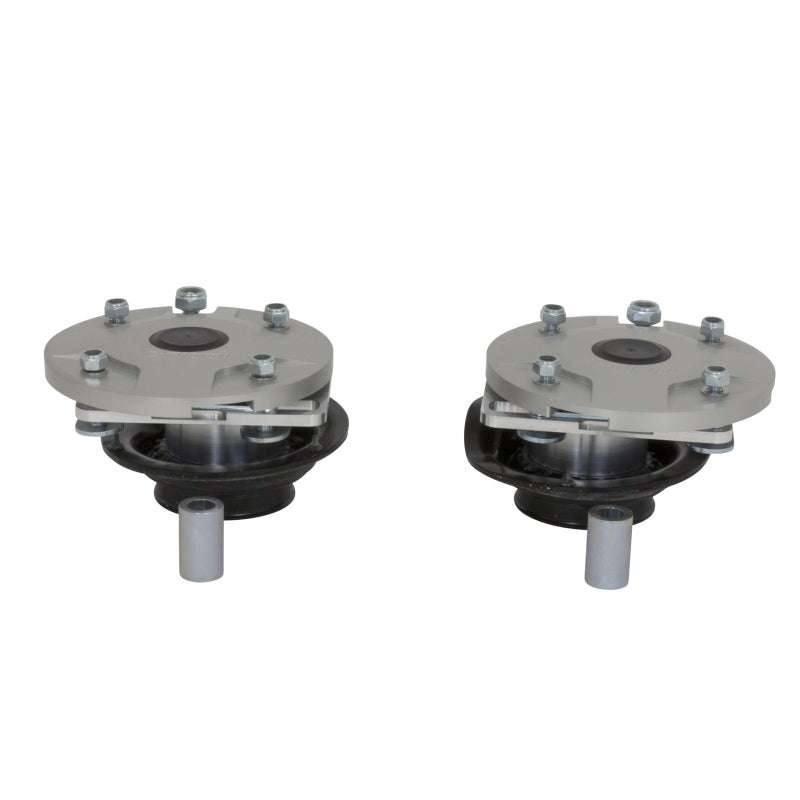 BBK 05-14 Mustang Caster Camber Plate Kit - Silver Anodized Finish BBK 05-14 Mustang Caster Camber Plate Kit - Silver Anodized Finish