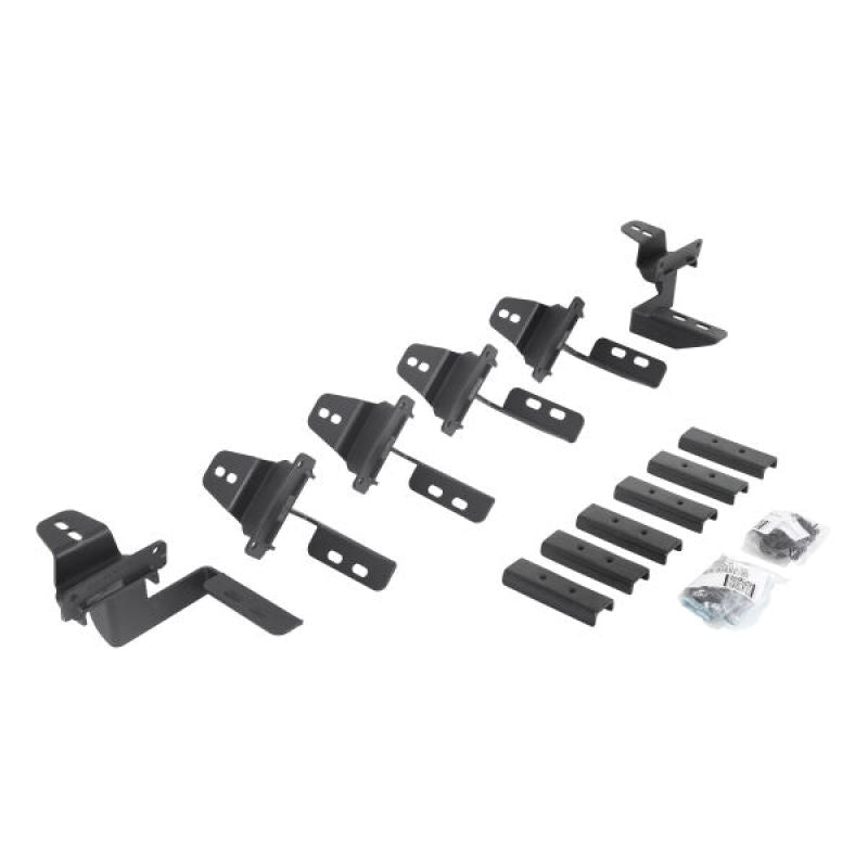 Go Rhino 07-18 Jeep Wrangler JKU 4DR Mounting Brackets (V-Series V3/RB10 Slim/RB20 Slim) - Tex. Blk Go Rhino 07-18 Jeep Wrangler JKU 4DR Mounting Brackets (V-Series V3/RB10 Slim/RB20 Slim) - Tex. Blk