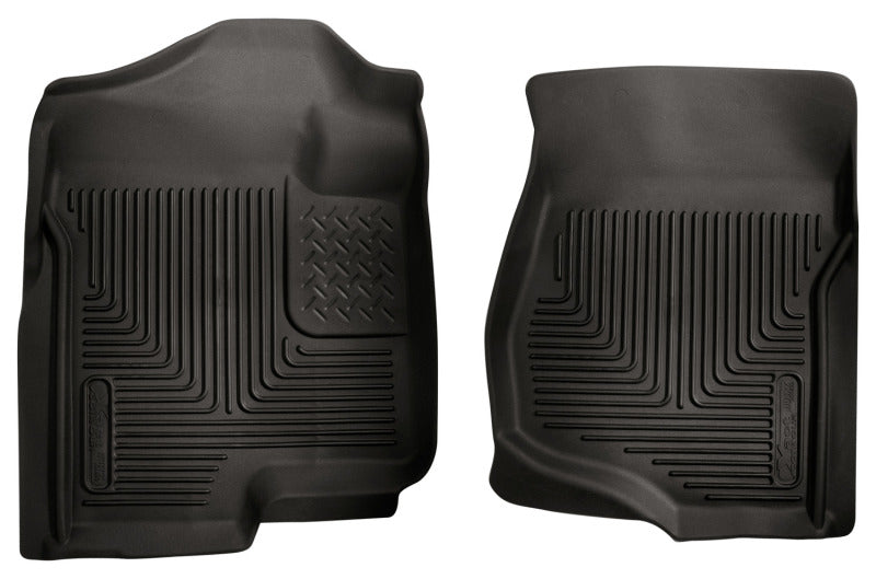 Husky Liners 07-12 GM Silverado/Tahoe/Suburban/Escalade X-Act Contour Black Floor Liners Husky Liners 07-12 GM Silverado/Tahoe/Suburban/Escalade X-Act Contour Black Floor Liners