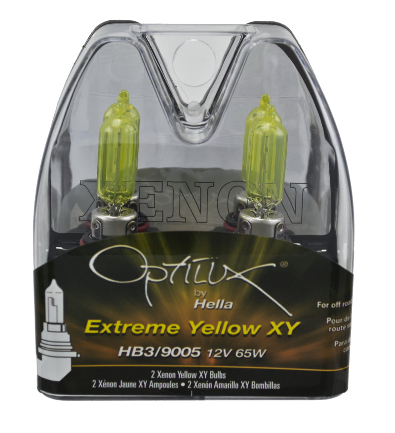 Hella Optilux HB3 9005 12V/65W XY Xenon Yellow Bulb Hella Optilux HB3 9005 12V/65W XY Xenon Yellow Bulb