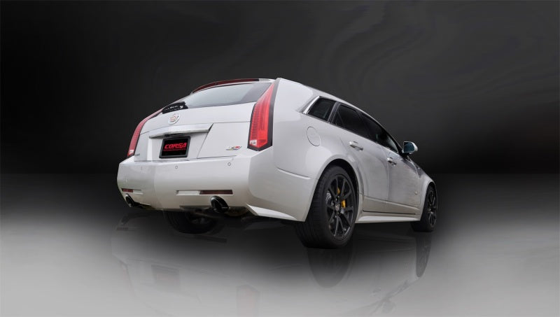Corsa 2011-2014 Cadillac CTS Wagon V 6.2L V8 Black Sport Axle-Back Exhaust Corsa 2011-2014 Cadillac CTS Wagon V 6.2L V8 Black Sport Axle-Back Exhaust