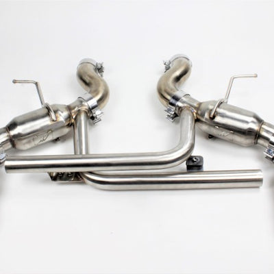 Mishimoto 2016+ Chevrolet Camaro SS Quad-Tip Pro Axle-Back Exhaust w/ Polished Tips