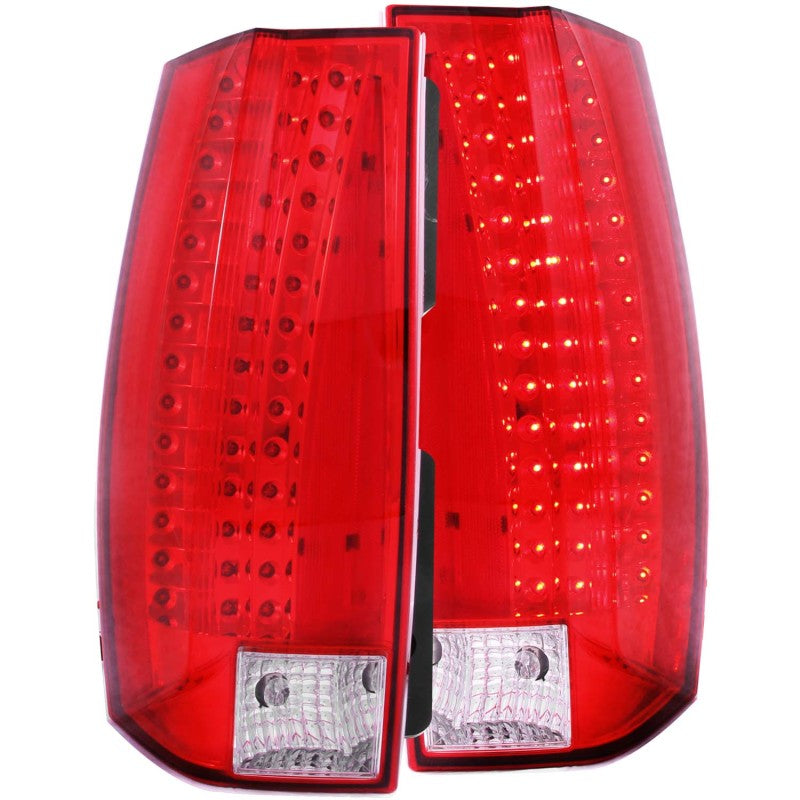 ANZO 2007-2014 Chevrolet Suburban LED Taillights Red/Clear - Escalade Look ANZO 2007-2014 Chevrolet Suburban LED Taillights Red/Clear - Escalade Look