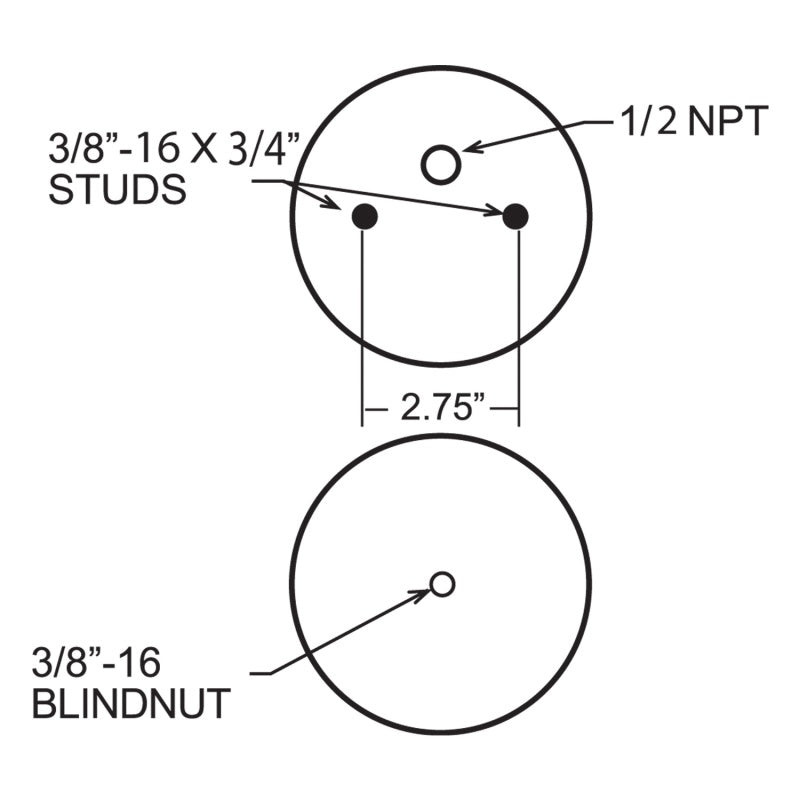 Firestone Ride-Rite Replacement Air Helper Spring 224C (W217606776) Firestone Ride-Rite Replacement Air Helper Spring 224C (W217606776)