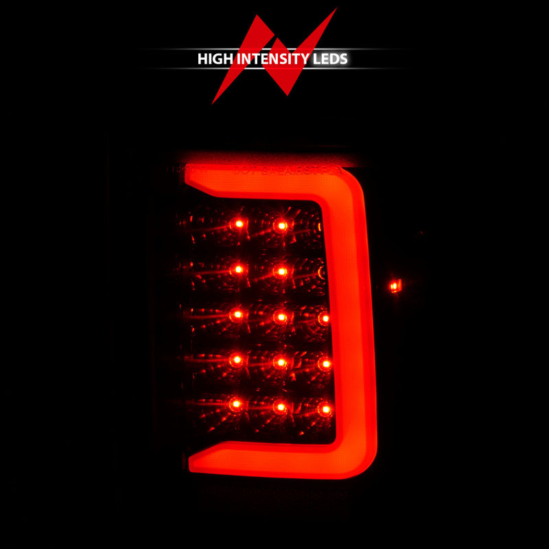 ANZO 1993-1997 Ford  Ranger LED Tail Lights w/ Light Bar Black Housing Clear Lens ANZO 1993-1997 Ford  Ranger LED Tail Lights w/ Light Bar Black Housing Clear Lens