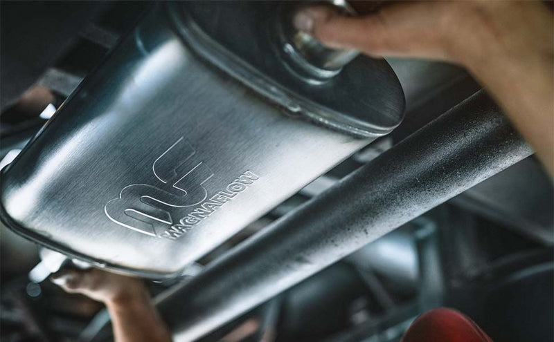 MagnaFlow Muffler Mag SS 14X5X8 2X2 C/C MagnaFlow Muffler Mag SS 14X5X8 2X2 C/C