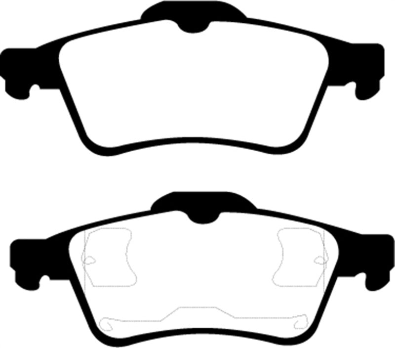 EBC 03-05 Mazda 3 2.0 Yellowstuff Rear Brake Pads EBC 03-05 Mazda 3 2.0 Yellowstuff Rear Brake Pads