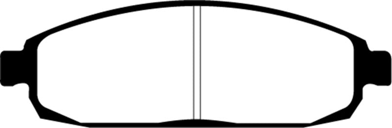 EBC 05-10 Jeep Commander 3.7 Greenstuff Front Brake Pads EBC 05-10 Jeep Commander 3.7 Greenstuff Front Brake Pads