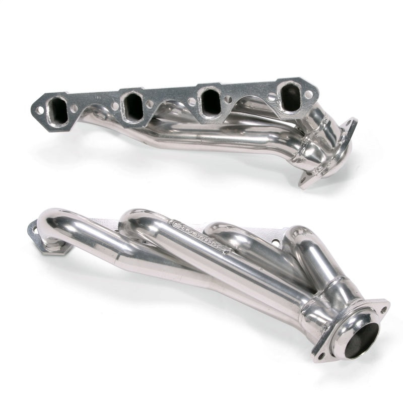 BBK 79-93 Mustang 351 Swap Shorty Unequal Length Exhaust Headers - 1-5/8 Silver Ceramic BBK 79-93 Mustang 351 Swap Shorty Unequal Length Exhaust Headers - 1-5/8 Silver Ceramic