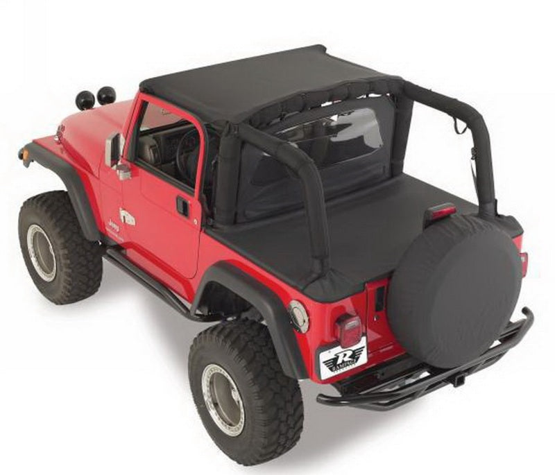 Rampage 1992-1995 Jeep Wrangler(YJ) Tonneau Cover - Black Denim Rampage 1992-1995 Jeep Wrangler(YJ) Tonneau Cover - Black Denim