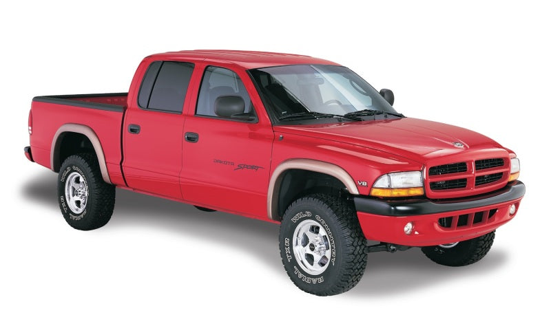 Bushwacker 97-04 Dodge Dakota Fleetside Extend-A-Fender Style Flares 4pc - Black Bushwacker 97-04 Dodge Dakota Fleetside Extend-A-Fender Style Flares 4pc - Black