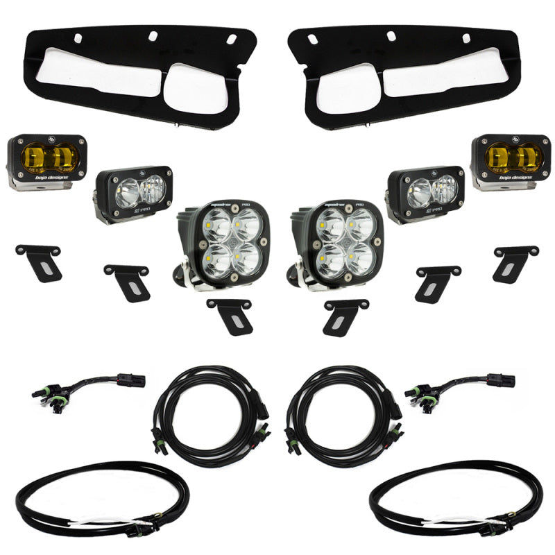 Baja Designs 21-22 Ford Bronco w/Steel Bumper S2 SAE Pro Fog Pocket Light Kit - Amber Baja Designs 21-22 Ford Bronco w/Steel Bumper S2 SAE Pro Fog Pocket Light Kit - Amber