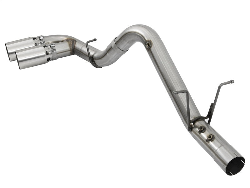 aFe Victory Series 4in 409-SS DPF-Back Exhaust w/ Dual Polished Tips 2017 GM Duramax V8-6.6L(td) L5P aFe Victory Series 4in 409-SS DPF-Back Exhaust w/ Dual Polished Tips 2017 GM Duramax V8-6.6L(td) L5P