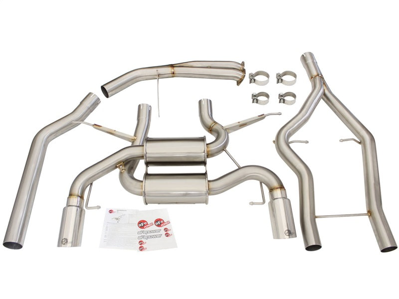 aFe MACHForce XP SS-304 Polish Tip 3.0in-2.5in Dia Cat Back Exhaust 11-13 BMW 335i (E90/E92) 3.0L aFe MACHForce XP SS-304 Polish Tip 3.0in-2.5in Dia Cat Back Exhaust 11-13 BMW 335i (E90/E92) 3.0L