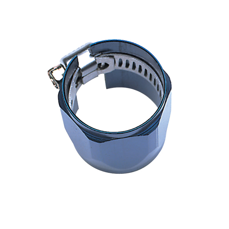 Russell Performance -10 AN Anodized Blue Tube Seal Hose End For 1/2in Heater Hose Russell Performance -10 AN Anodized Blue Tube Seal Hose End For 1/2in Heater Hose