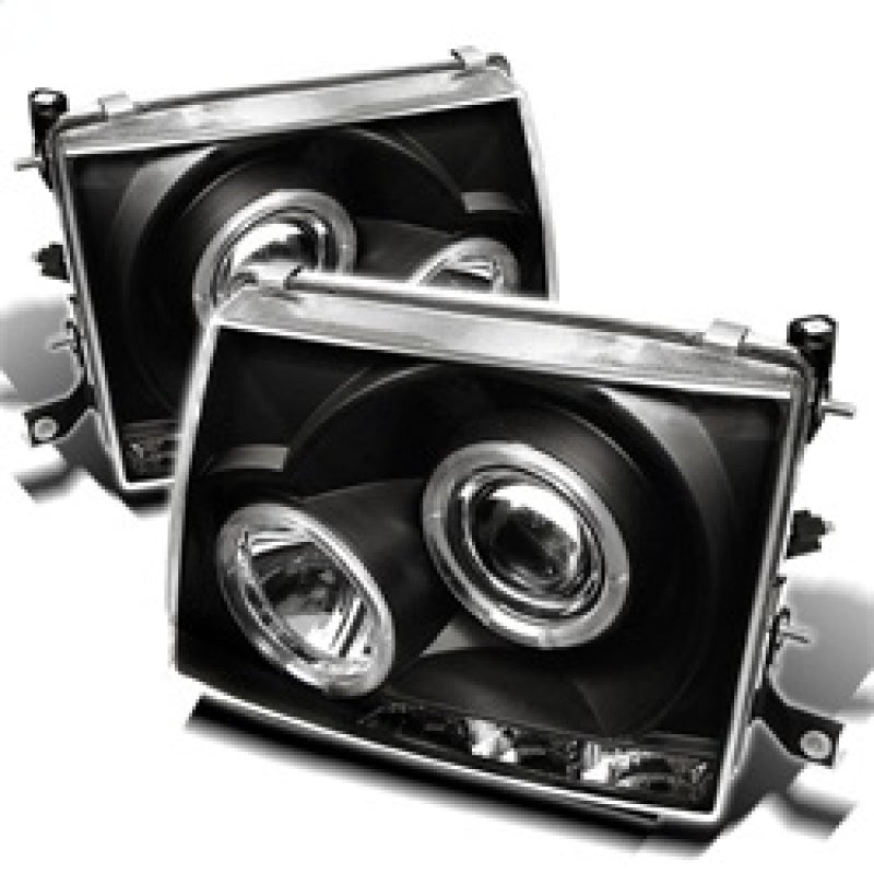 Spyder Toyota Tacoma 97-00 Projector Headlights LED Halo LED Black High H1 Low H1 PRO-YD-TT97-HL-BK Spyder Toyota Tacoma 97-00 Projector Headlights LED Halo LED Black High H1 Low H1 PRO-YD-TT97-HL-BK