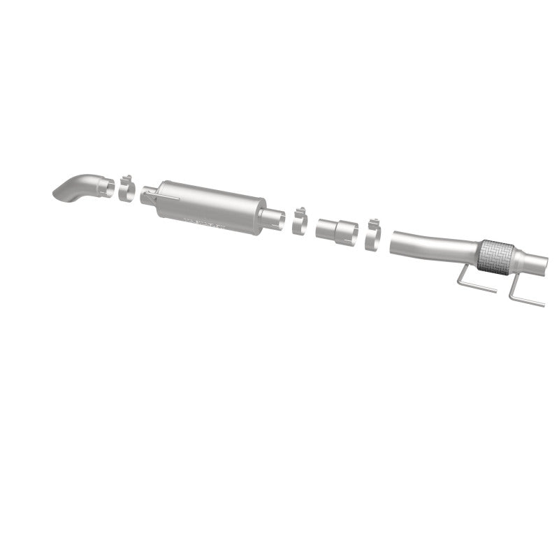 MagnaFlow Cat-Back, SS, 2.5/3in, Turn Down In Front Rear Tire 2015 Ford F150 2.7L V6T Ext Cab MagnaFlow Cat-Back, SS, 2.5/3in, Turn Down In Front Rear Tire 2015 Ford F150 2.7L V6T Ext Cab