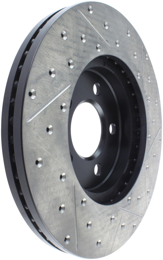 StopTech 03-09 Lincoln Town Car / 03-09 Mercury Grand Marquis Front Right Slotted & Drilled Rotor StopTech 03-09 Lincoln Town Car / 03-09 Mercury Grand Marquis Front Right Slotted & Drilled Rotor