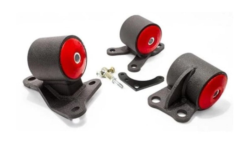 Innovative 94-01 Integra B-Series Black Steel Mounts 95A Bushings (Cable Conversion 2 Bolt) Innovative 94-01 Integra B-Series Black Steel Mounts 95A Bushings (Cable Conversion 2 Bolt)