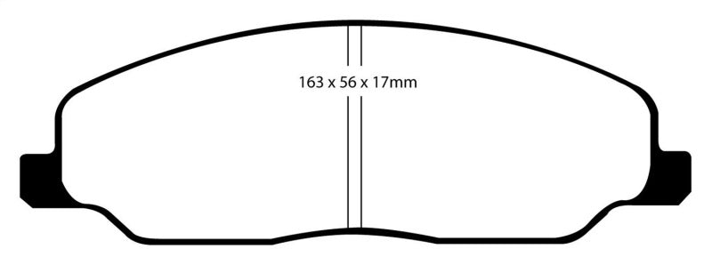 EBC 05-10 Ford Mustang 4.0 Redstuff Front Brake Pads EBC 05-10 Ford Mustang 4.0 Redstuff Front Brake Pads
