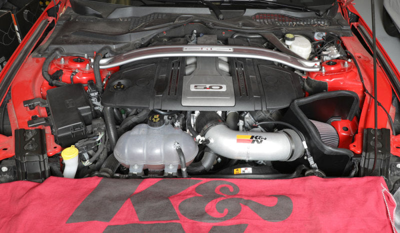 K&N 2018 Ford Mustang GT V8 5.0L F/I Typhoon Air Intake K&N 2018 Ford Mustang GT V8 5.0L F/I Typhoon Air Intake