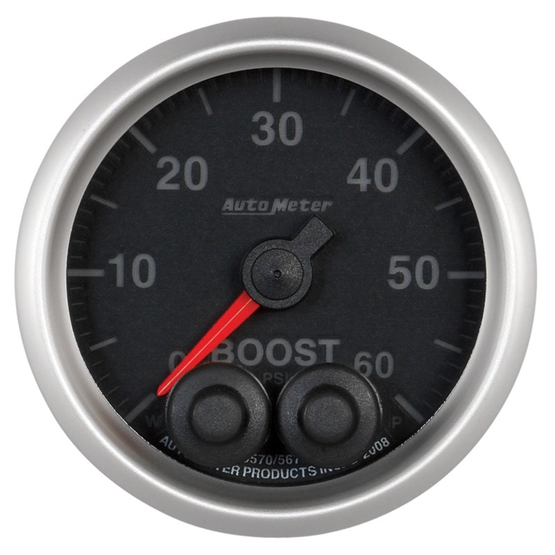 Autometer Elite 52mm 0-60 PSI Boost Peak & Warn w/ Electronic Control Gauge Autometer Elite 52mm 0-60 PSI Boost Peak & Warn w/ Electronic Control Gauge