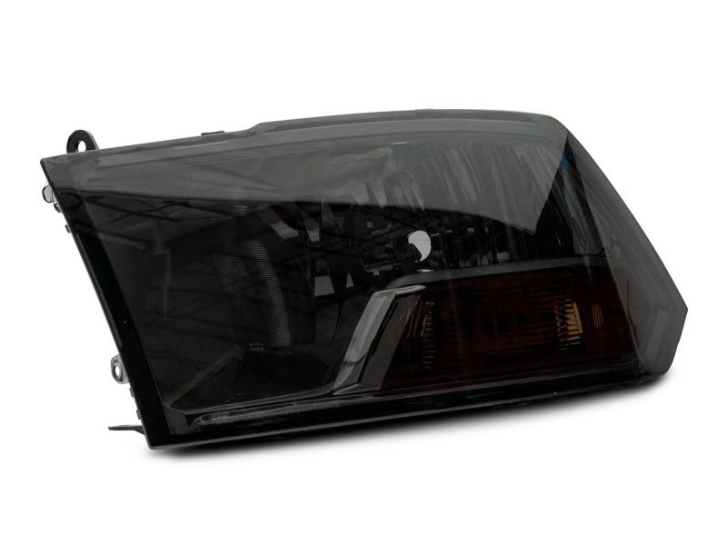 Raxiom 09-18 Dodge RAM 1500 Axial OEM Rep Headlights w/ Single Bulb- Chrome Housing (Smoked Lens) Raxiom 09-18 Dodge RAM 1500 Axial OEM Rep Headlights w/ Single Bulb- Chrome Housing (Smoked Lens)