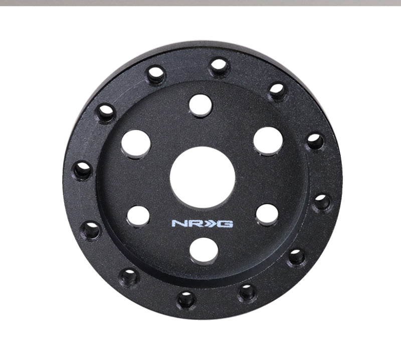 NRG 3 Hole to 6 Hole Steering Wheel Adapter 1/2in. - Black NRG 3 Hole to 6 Hole Steering Wheel Adapter 1/2in. - Black