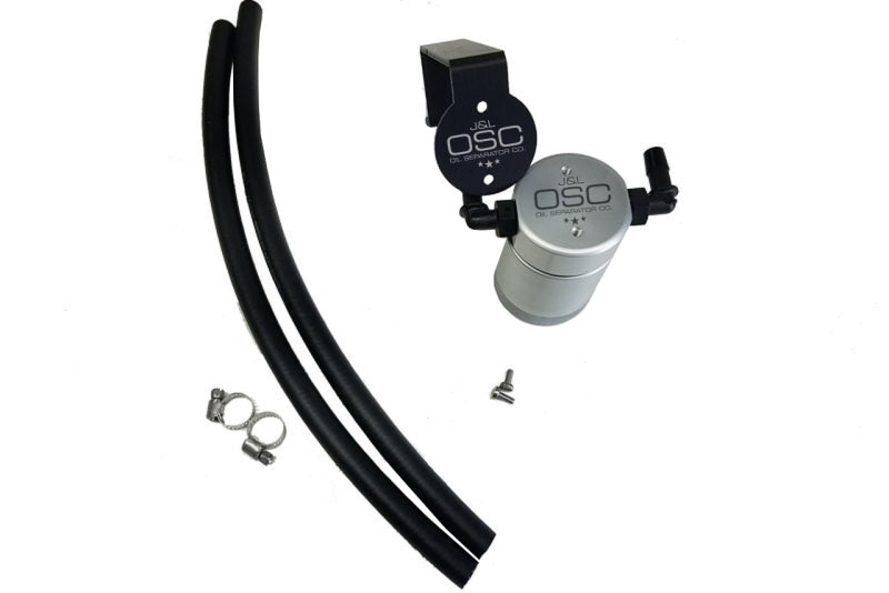 J&L 16-17 Chevrolet SS 6.2L Passenger Side Oil Separator 3.0 - Clear Anodized J&L 16-17 Chevrolet SS 6.2L Passenger Side Oil Separator 3.0 - Clear Anodized