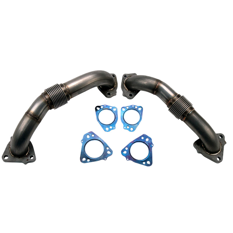 Wehrli 17-24 Chevrolet 6.6L L5P Duramax 2in Stainless Up Pipe Kit w/Gaskets Wehrli 17-24 Chevrolet 6.6L L5P Duramax 2in Stainless Up Pipe Kit w/Gaskets