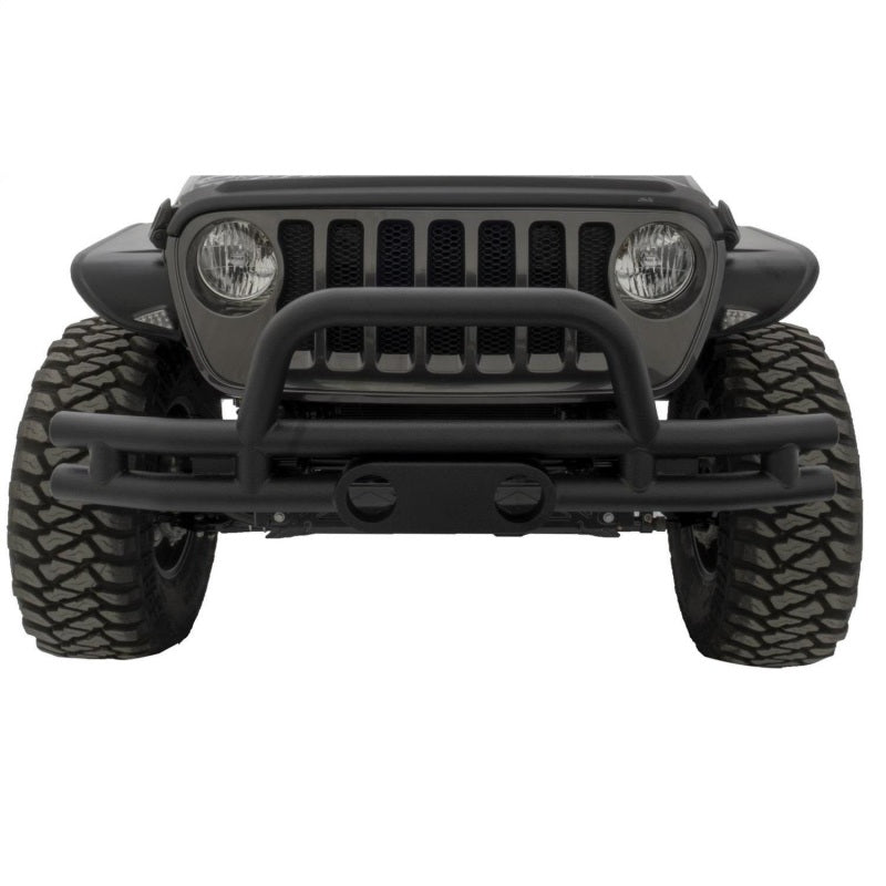 Rampage 2007-2018 Jeep Wrangler(JK) Double Tube Bumper Front - Black Rampage 2007-2018 Jeep Wrangler(JK) Double Tube Bumper Front - Black