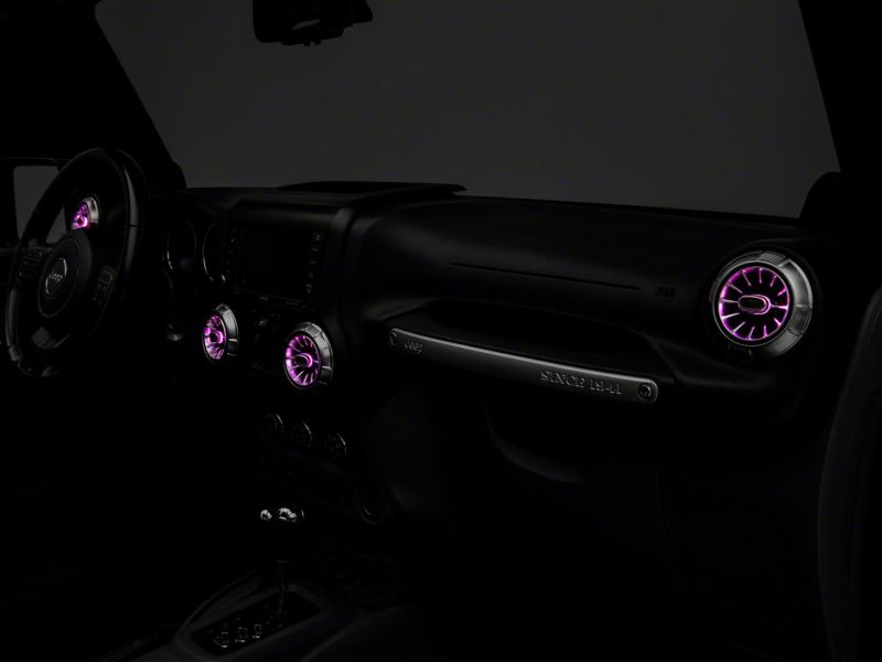 Raxiom 11-18 Jeep Wrangler JK LED Ambient Vent Lighting Kit Raxiom 11-18 Jeep Wrangler JK LED Ambient Vent Lighting Kit