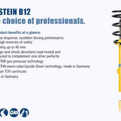 Bilstein B12 1999 Volkswagen Passat 1.8T Front and Rear Suspension Kit