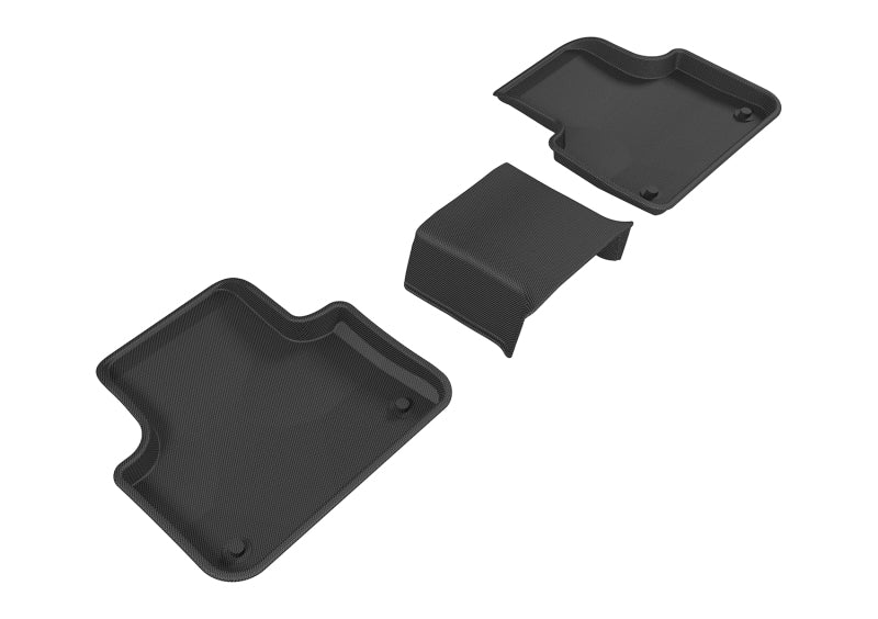 3D MAXpider 2017-2020 Audi Q7/Q8 Kagu 2nd Row Floormats - Black 3D MAXpider 2017-2020 Audi Q7/Q8 Kagu 2nd Row Floormats - Black