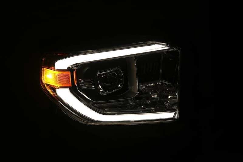 AlphaRex 14-20 Toyota Tundra LUXX LED Proj Headlights Plank Style Alpha Black w/Activ Light/DRL AlphaRex 14-20 Toyota Tundra LUXX LED Proj Headlights Plank Style Alpha Black w/Activ Light/DRL