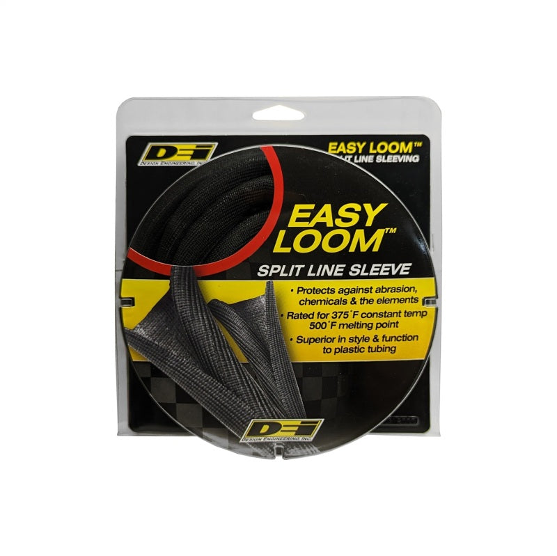 DEI Split Wire Sleeve Easy Loom 13mm-1/2in x 12 Black DEI Split Wire Sleeve Easy Loom 13mm-1/2in x 12 Black