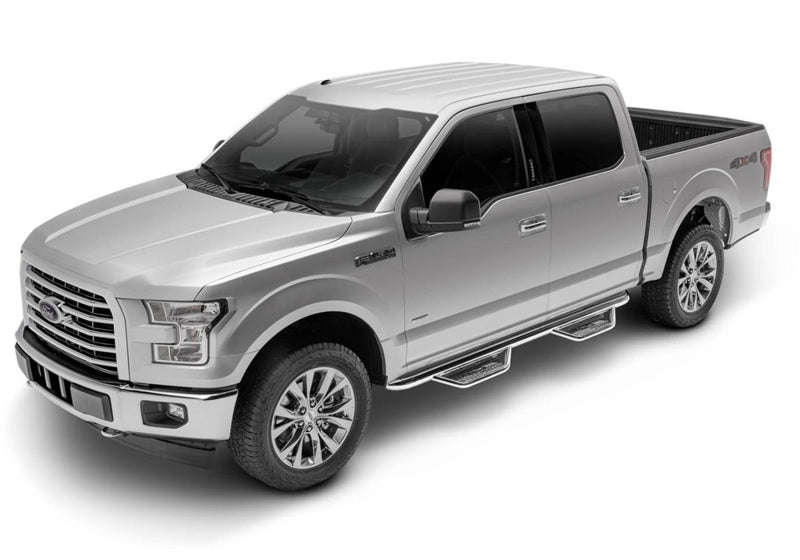 N-Fab Podium SS 15-17 Ford F-150 SuperCrew - Polished Stainless - 3in N-Fab Podium SS 15-17 Ford F-150 SuperCrew - Polished Stainless - 3in