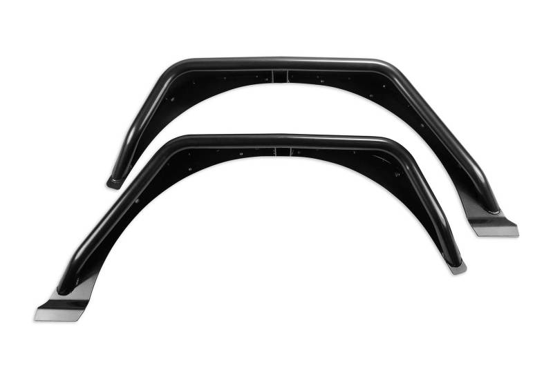 Fabtech 18-21 Jeep JL 4WD Rear Steel Tube Fenders - Textured Black Fabtech 18-21 Jeep JL 4WD Rear Steel Tube Fenders - Textured Black