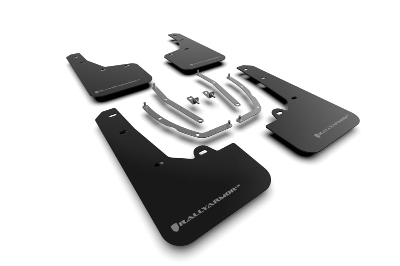 Rally Armor 22-24 Hyundai Tucson Black UR Mud Flap w/Grey Logo Rally Armor 22-24 Hyundai Tucson Black UR Mud Flap w/Grey Logo