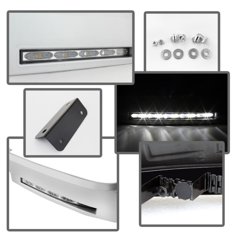 Spyder Toyota Tundra 07-13 Daytime LED Running Lights wo/switch Silver FL-DRL-TTU07-SIL Spyder Toyota Tundra 07-13 Daytime LED Running Lights wo/switch Silver FL-DRL-TTU07-SIL