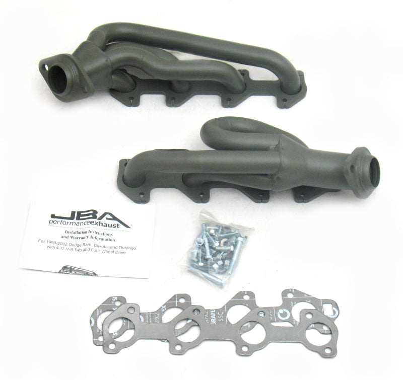JBA 02-03 Dodge RAM 4.7L PowerTech 1-1/2in Primary Ti Ctd Cat4Ward Header JBA 02-03 Dodge RAM 4.7L PowerTech 1-1/2in Primary Ti Ctd Cat4Ward Header