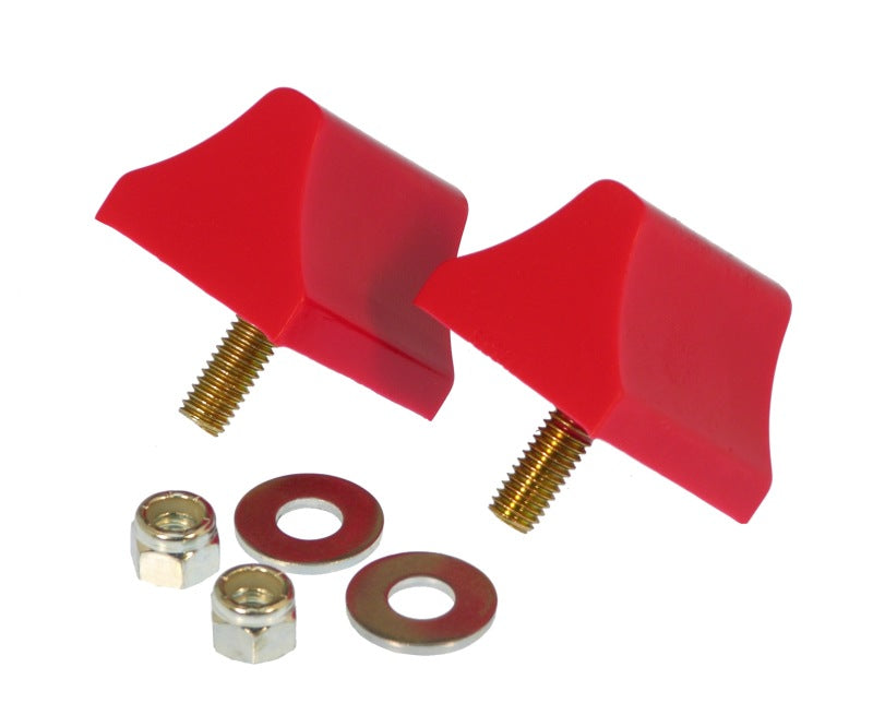 Prothane Universal Bump Stop 1 1/2X2X1 3/4 Wedge - Red Prothane Universal Bump Stop 1 1/2X2X1 3/4 Wedge - Red