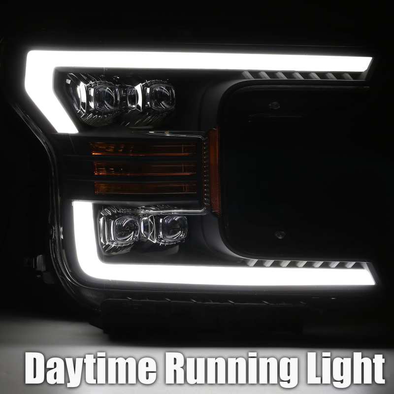 AlphaRex 18-19 Ford F-150 NOVA LED Proj Headlights Plank Style Matte Black w/Activ Light/Seq Signal AlphaRex 18-19 Ford F-150 NOVA LED Proj Headlights Plank Style Matte Black w/Activ Light/Seq Signal