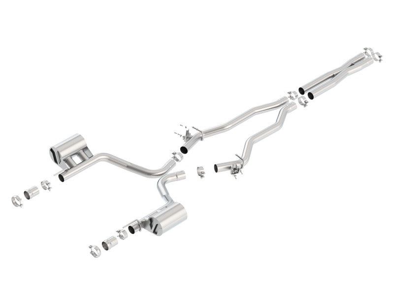 Borla 2015-2022 Charger SRT 392 / Scat Pack 6.4L Atak Catback Exhaust Single Split Rear Exit Borla 2015-2022 Charger SRT 392 / Scat Pack 6.4L Atak Catback Exhaust Single Split Rear Exit