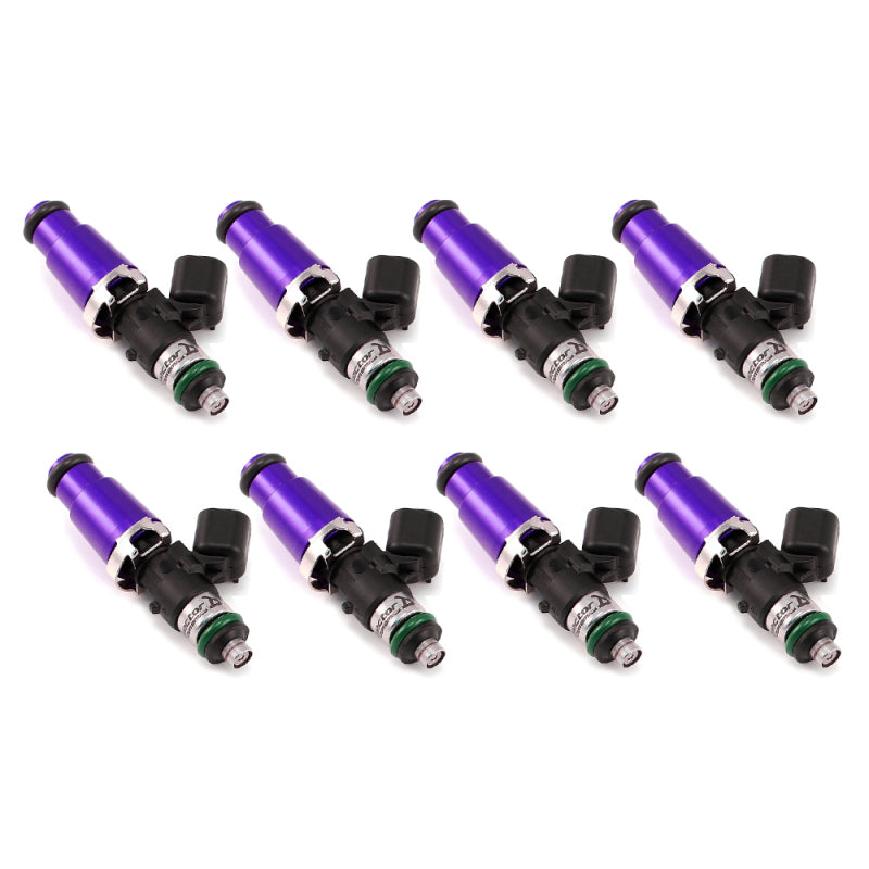 Injector Dynamics 1340cc Injectors - 60mm Length - 14mm Purple Top - 14mm Lower O-Ring (Set of 8) Injector Dynamics 1340cc Injectors - 60mm Length - 14mm Purple Top - 14mm Lower O-Ring (Set of 8)