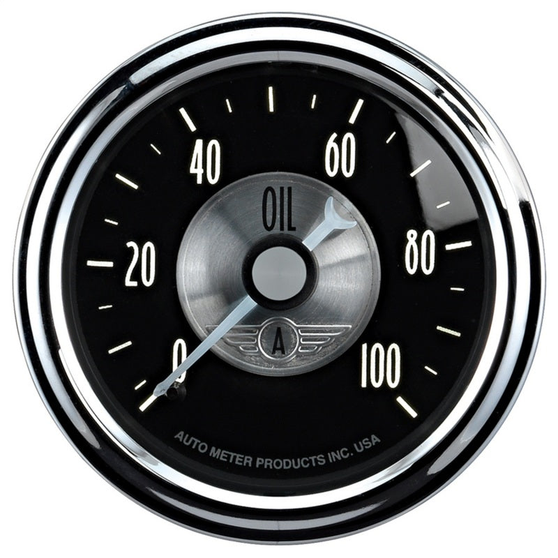 Autometer Prestige Series Black Diamond 2-1/16in 0-100 PSI Mechanical Oil Pressure Gauge Autometer Prestige Series Black Diamond 2-1/16in 0-100 PSI Mechanical Oil Pressure Gauge