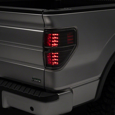 Raxiom 09-14 Ford F-150 Styleside LED Tail Lights- Blk Housing (Clear Lens)