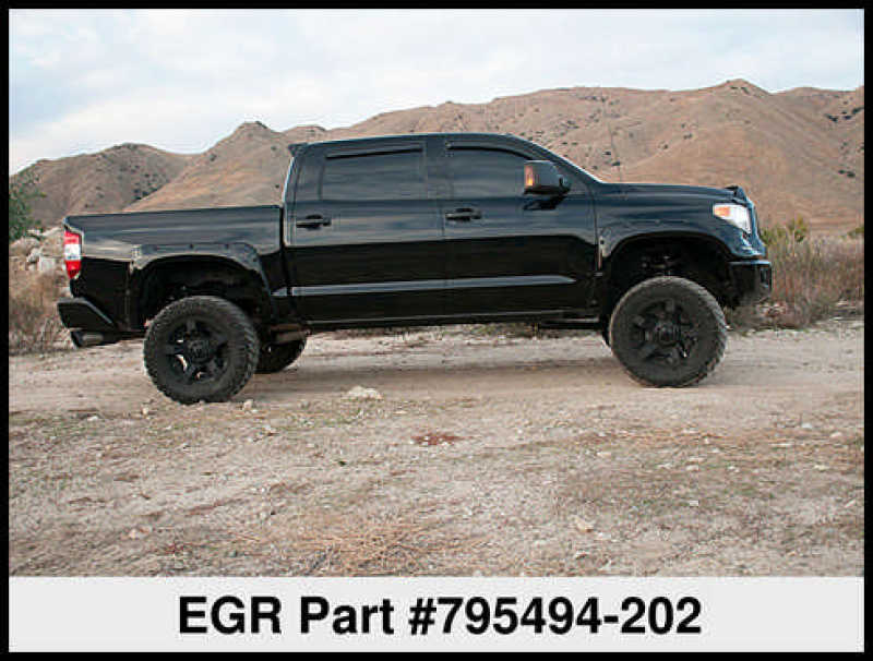 EGR 14+ Toyota Tundra Bolt-On Look Color Match Fender Flares - Set - Black EGR 14+ Toyota Tundra Bolt-On Look Color Match Fender Flares - Set - Black