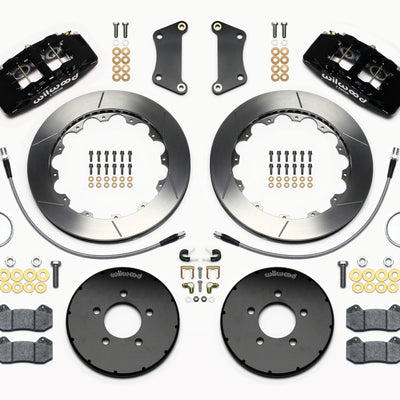 Wilwood Dynapro 6 Front Hat Kit 12.88in 2005-Up Mazda 3 w/ Lines